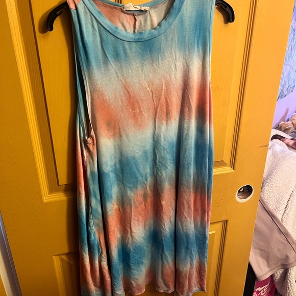 Great Used Condition Audrey 3+1 Tie Dye Dress‎ - Picture 3 of 5